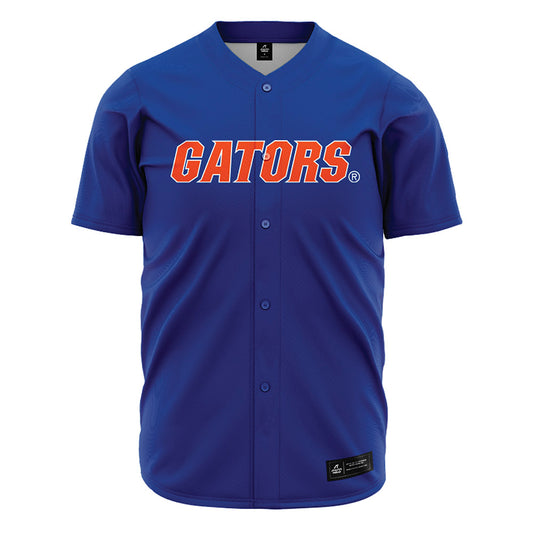 Florida - NCAA Baseball : Ernesto Lugo-Canchola - Blue Jersey-0