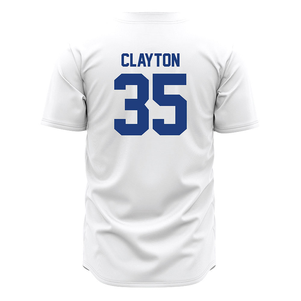 Florida - NCAA Baseball : Brock Clayton - White Jersey-1