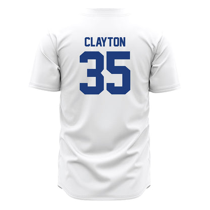 Florida - NCAA Baseball : Brock Clayton - White Jersey-1