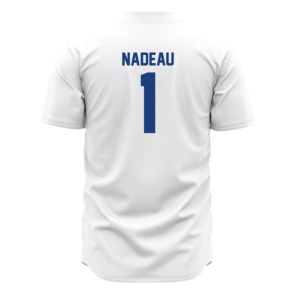 Florida - NCAA Baseball : Justin Nadeau - White Jersey