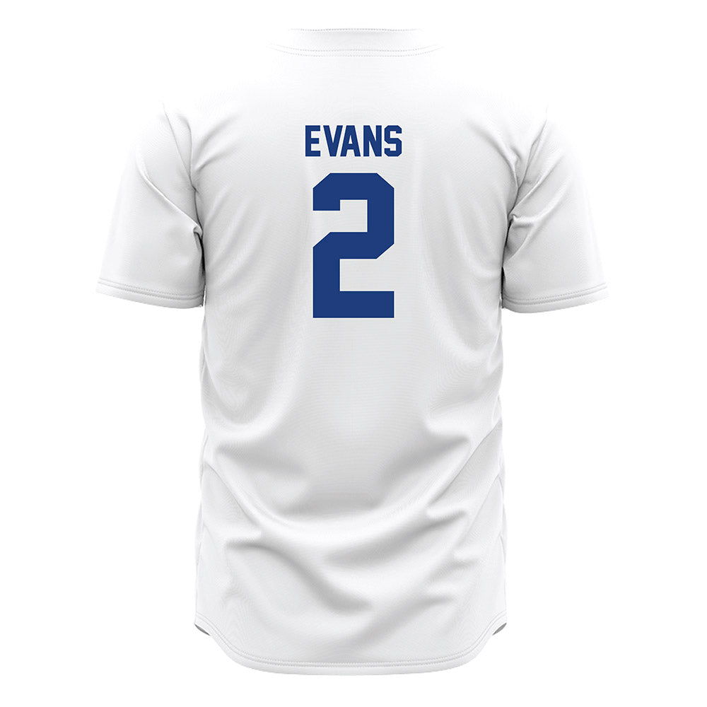 Florida - NCAA Baseball : Ty Evans - White Jersey-1