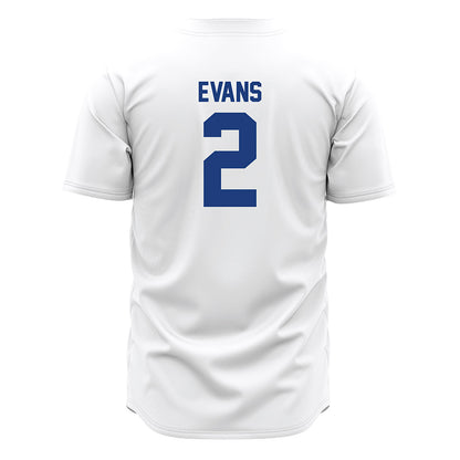 Florida - NCAA Baseball : Ty Evans - White Jersey-1
