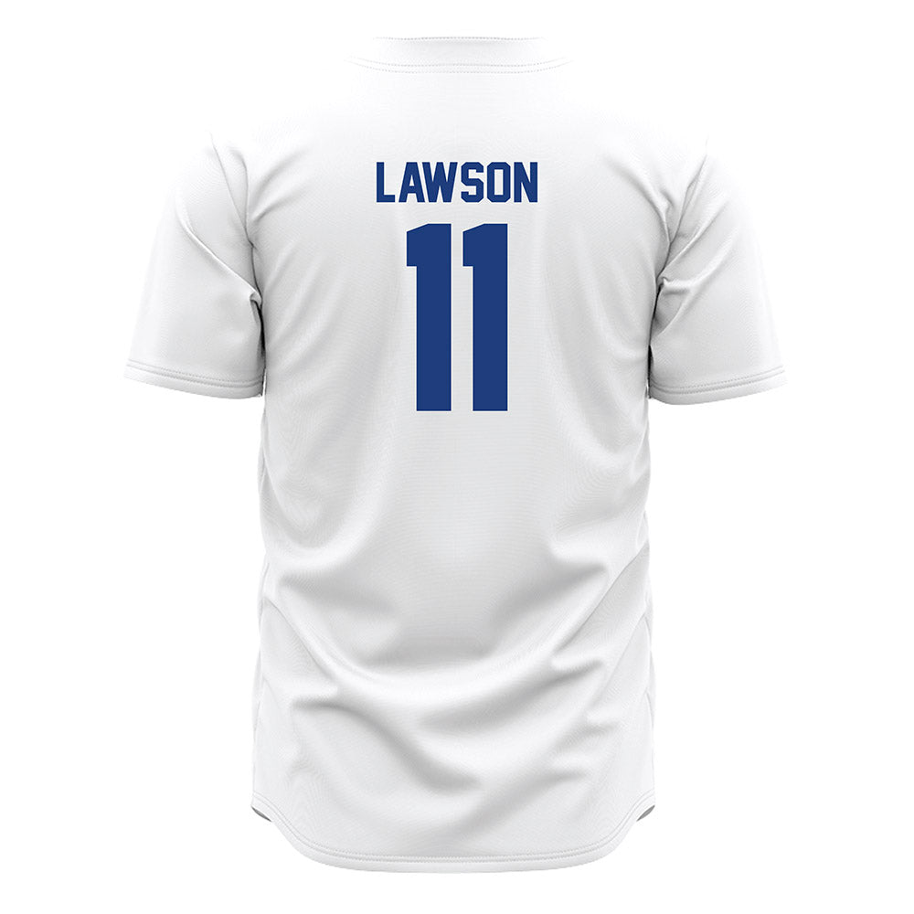 Florida - NCAA Baseball : Brendan Lawson - White Jersey-1