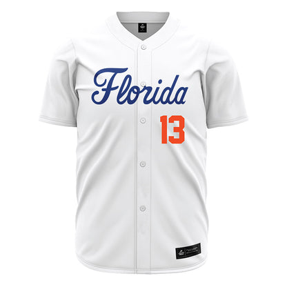 Florida - NCAA Baseball : Landon Stripling - White Jersey-0