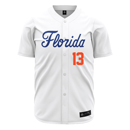 Florida - NCAA Baseball : Landon Stripling - White Jersey-0