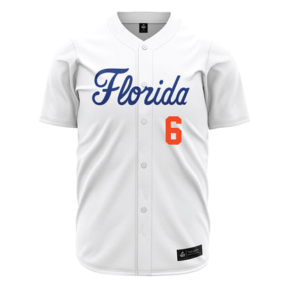 Florida - NCAA Baseball : Bobby Boser - White Jersey-0