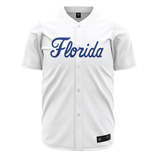Florida - NCAA Baseball : Eli Blair - White Jersey-0