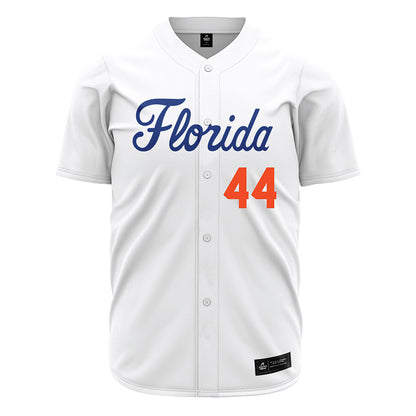 Florida - NCAA Baseball : Ernesto Lugo-Canchola - White Jersey-0