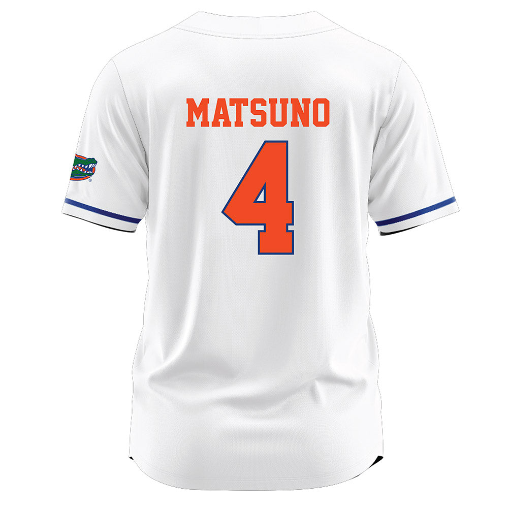 Florida - NCAA Softball : Kalie Matsuno - White Jersey-1