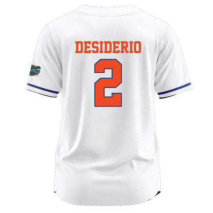 Florida - NCAA Softball : Giulia Desiderio - White Jersey-1