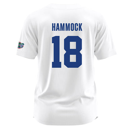 Florida - NCAA Softball : Kara Hammock - White Jersey-1