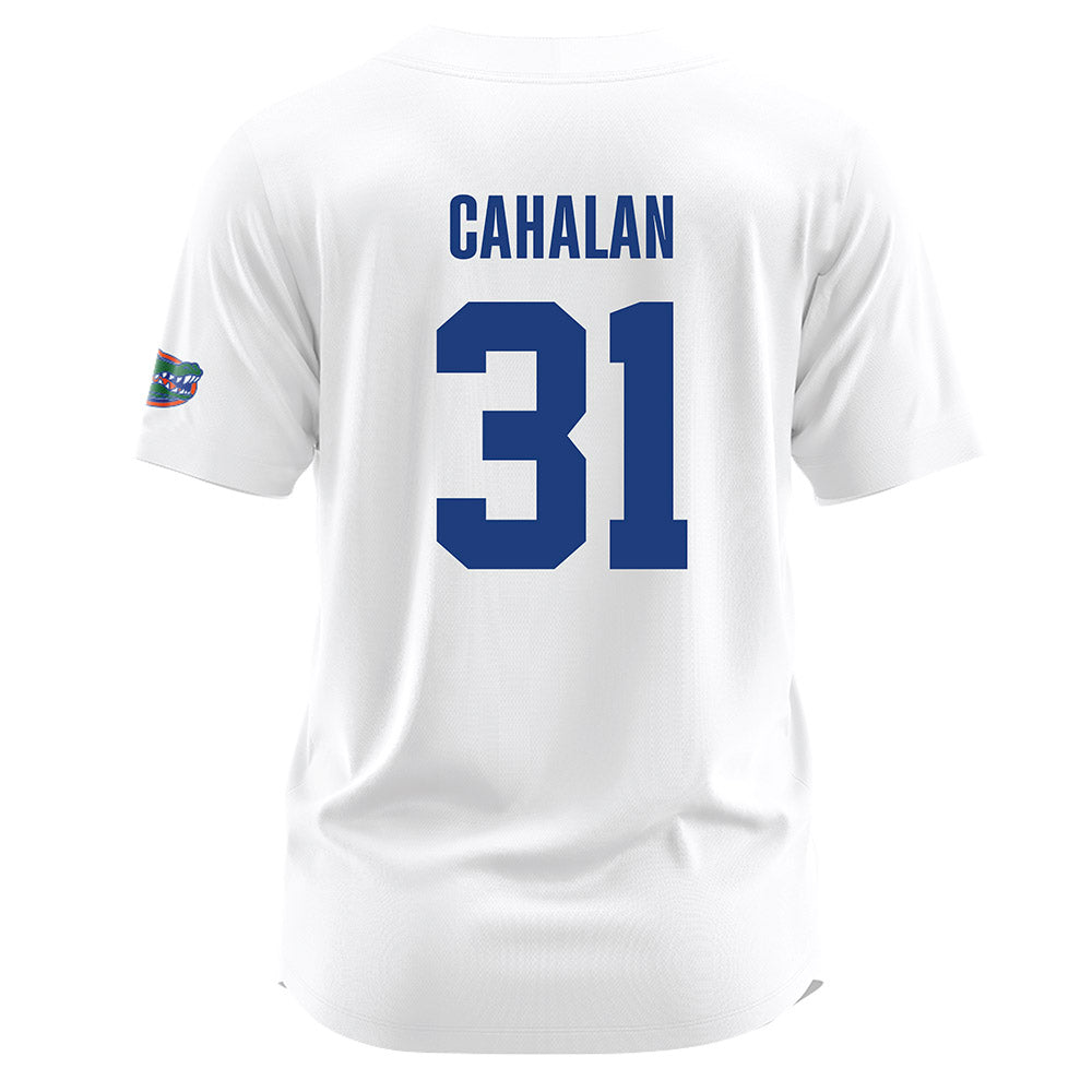 Florida - NCAA Softball : Kenleigh Cahalan - White Jersey