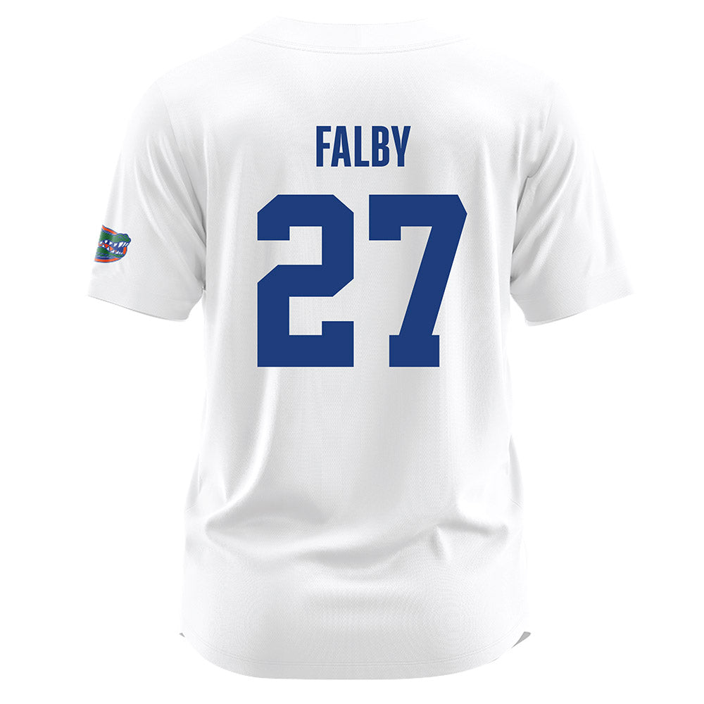 Florida - NCAA Softball : Kendra Falby - White Jersey