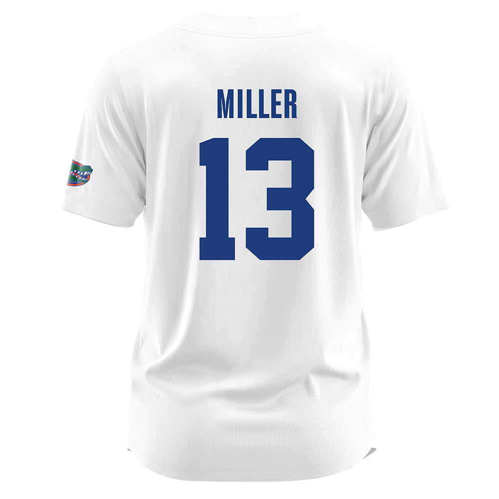Florida - NCAA Softball : Olivia Miller - White Jersey
