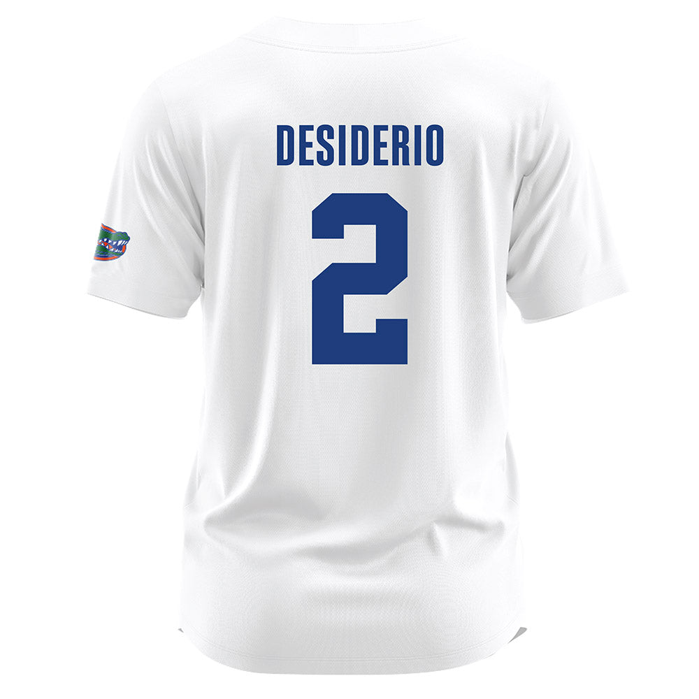 Florida - NCAA Softball : Giulia Desiderio - White Jersey-1