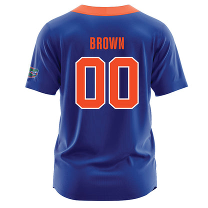 Florida - NCAA Softball : Ava Brown - Baseball Jersey Blue