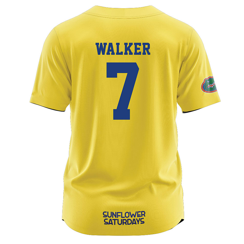 Florida - NCAA Softball : Robin Walker - Sunflower Yellow Jersey-1