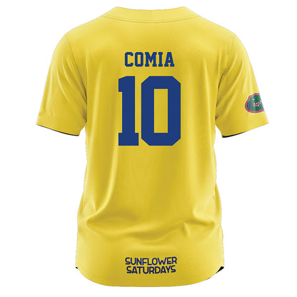 Florida - NCAA Softball : gabrielle comia - Sunflower Yellow Jersey-1