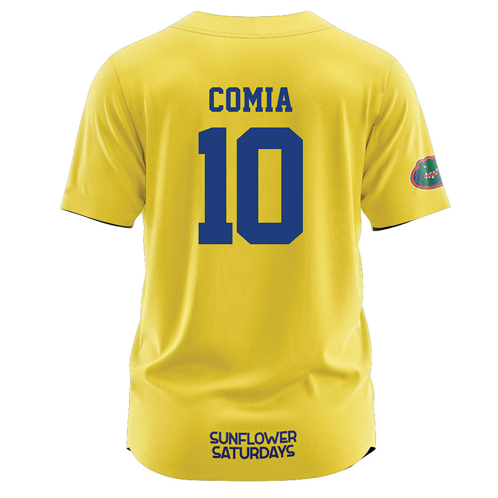 Florida - NCAA Softball : gabrielle comia - Sunflower Yellow Jersey-1