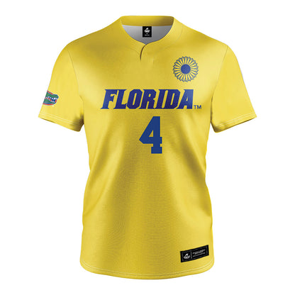 Florida - NCAA Softball : Kalie Matsuno - Sunflower Yellow Jersey-0