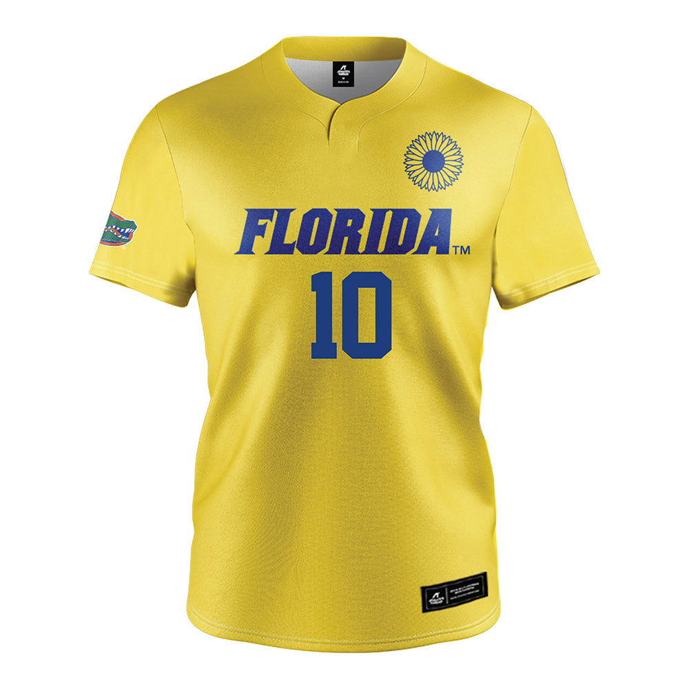 Florida - NCAA Softball : gabrielle comia - Sunflower Yellow Jersey-0
