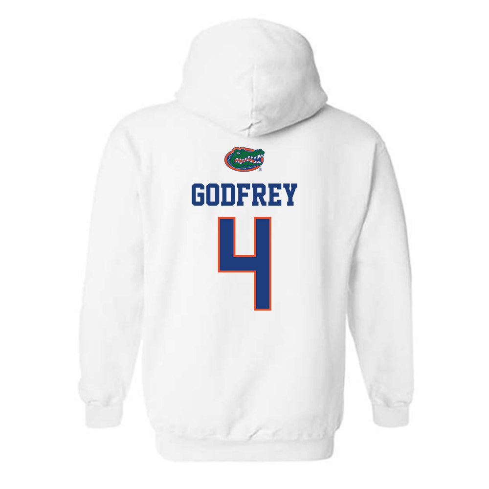 Florida - NCAA Women's Basketball : Knisha Godfrey - Classic Shersey Hooded Sweatshirt-1