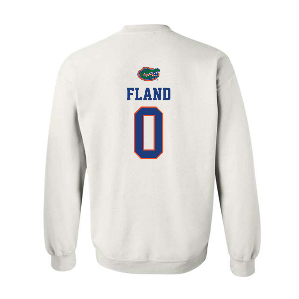Florida - NCAA Men's Basketball : Johnuel Fland - Classic Shersey Crewneck Sweatshirt-1