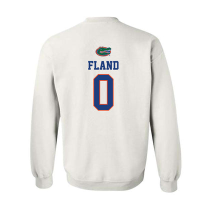 Florida - NCAA Men's Basketball : Johnuel Fland - Classic Shersey Crewneck Sweatshirt-1