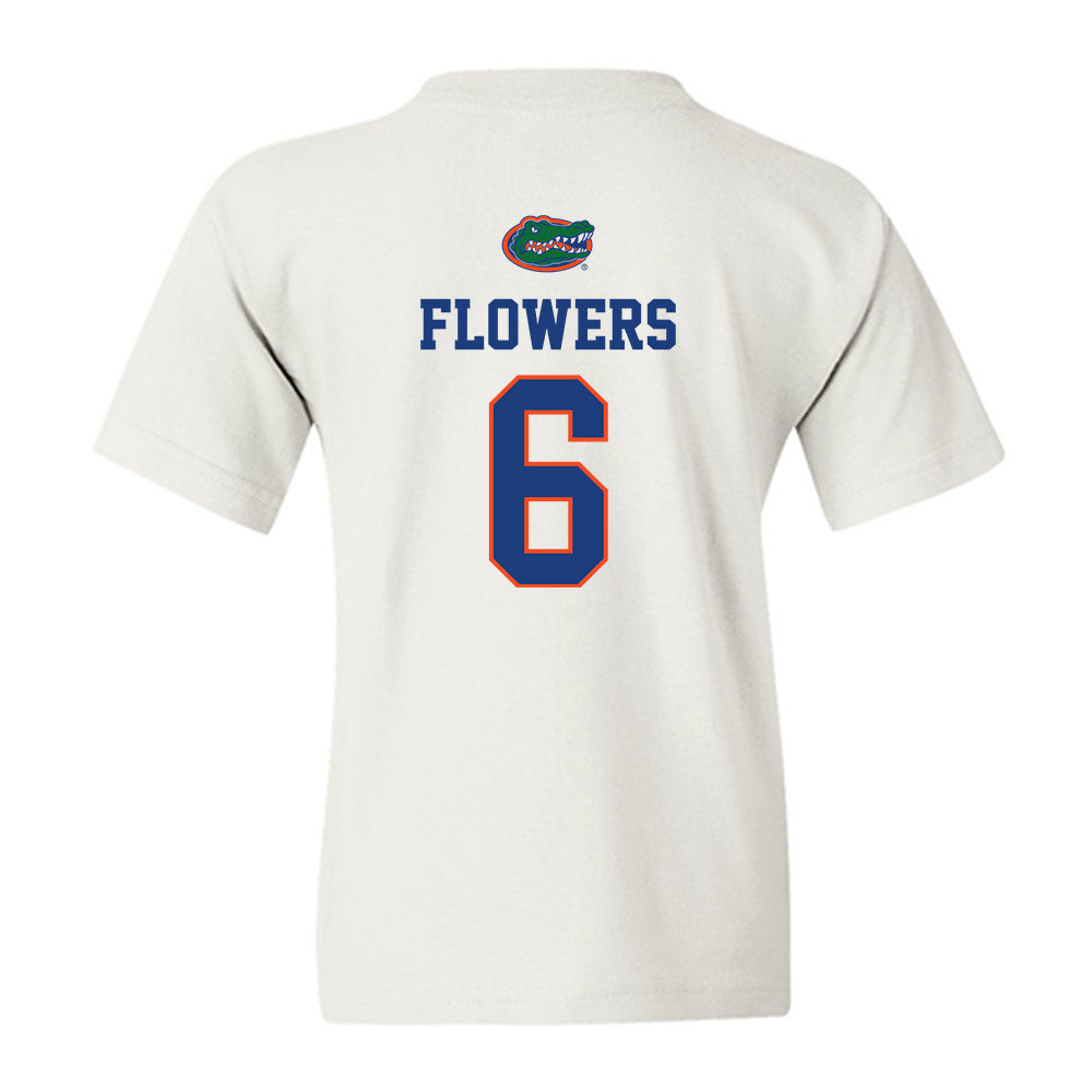 Florida - NCAA Football : Jvari Flowers - Classic Shersey Youth T-Shirt-1