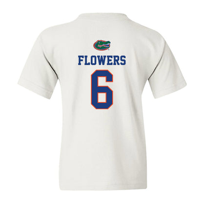 Florida - NCAA Football : Jvari Flowers - Classic Shersey Youth T-Shirt-1