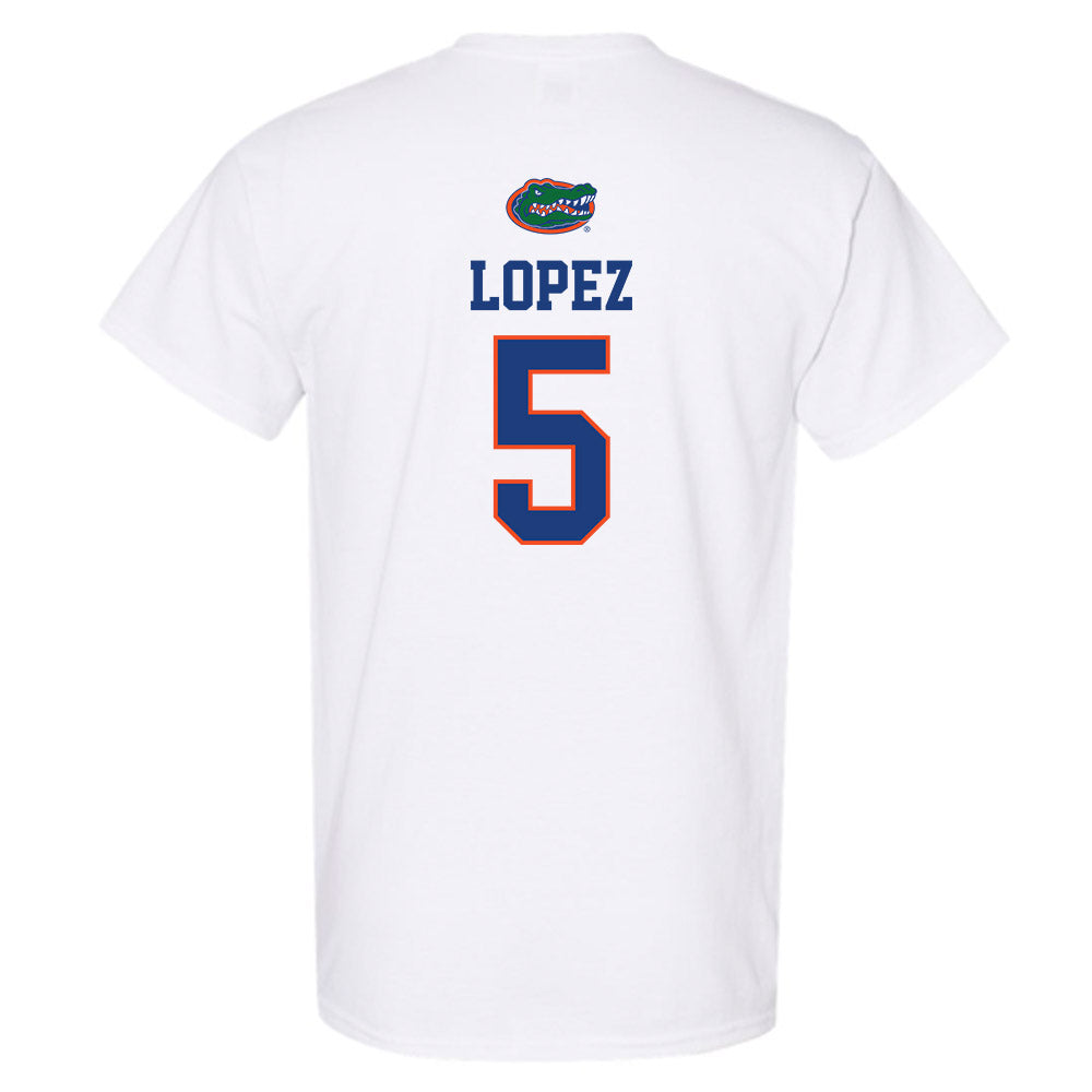 Florida - NCAA Women's Tennis : Qavia Lopez - T-Shirt