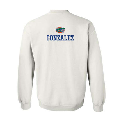 Florida - NCAA Men's Swimming & Diving : Jesus Gonzalez - Classic Shersey Crewneck Sweatshirt-1