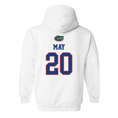 Florida - NCAA Men's Basketball : Jack May - Hooded Sweatshirt