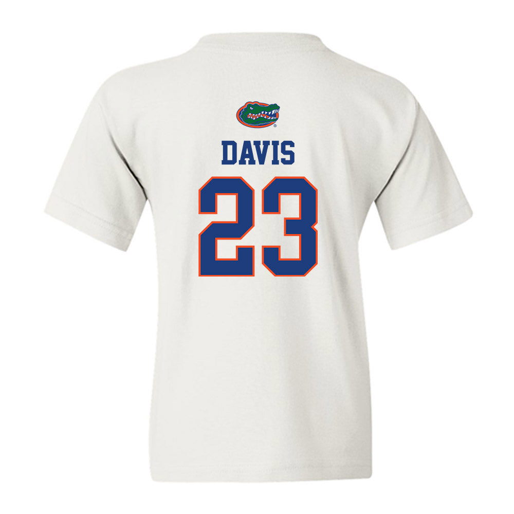 Florida - NCAA Football : Josiah Davis - Classic Shersey Youth T-Shirt-1