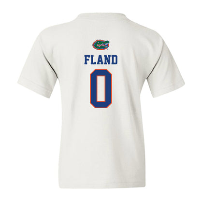 Florida - NCAA Men's Basketball : Johnuel Fland - Classic Shersey Youth T-Shirt-1