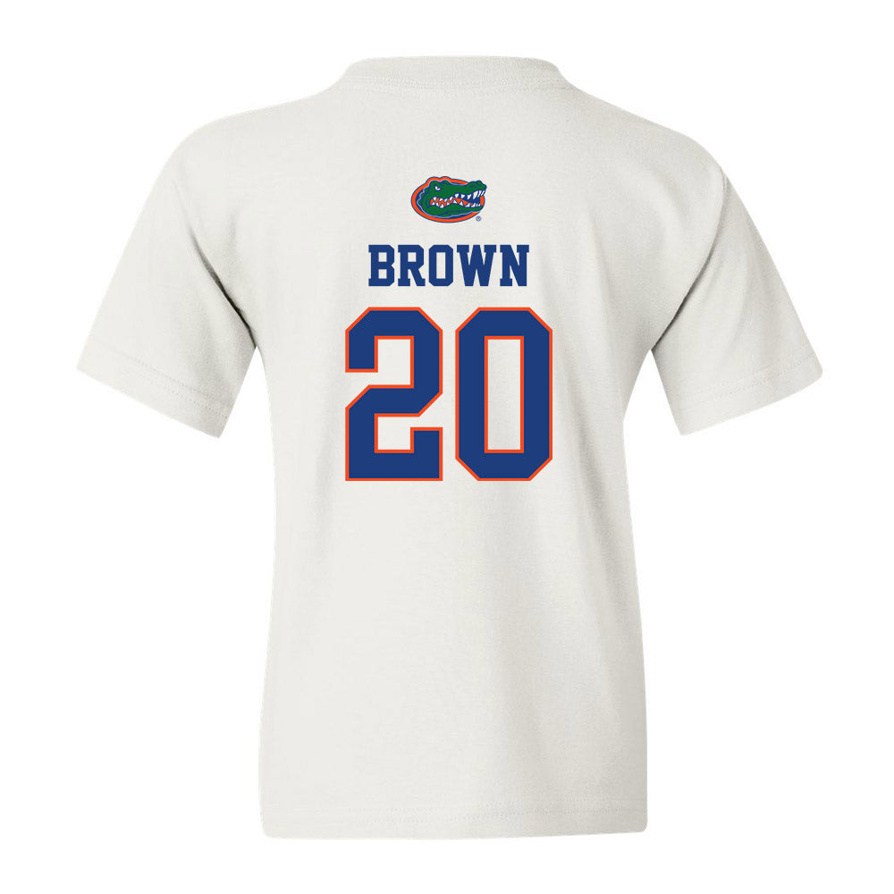 Florida - NCAA Men's Basketball : Isaiah Brown - Youth T-Shirt