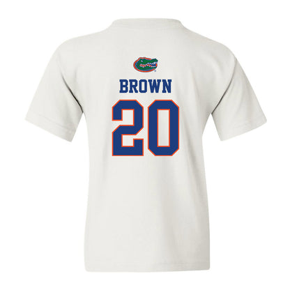 Florida - NCAA Men's Basketball : Isaiah Brown - Youth T-Shirt