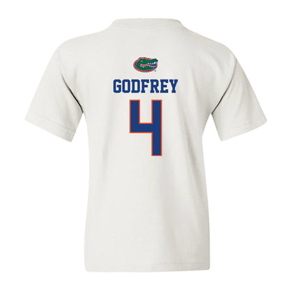 Florida - NCAA Women's Basketball : Knisha Godfrey - Classic Shersey Youth T-Shirt-1