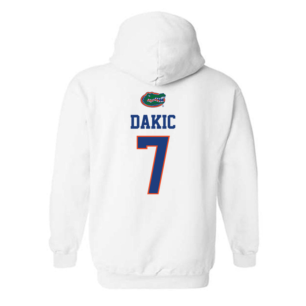 Florida - NCAA Women's Basketball : Emilija Dakic - Classic Shersey Hooded Sweatshirt-1