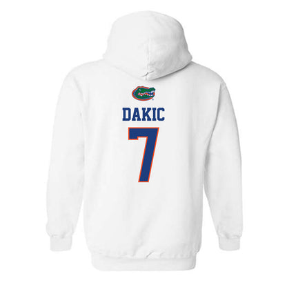Florida - NCAA Women's Basketball : Emilija Dakic - Classic Shersey Hooded Sweatshirt-1