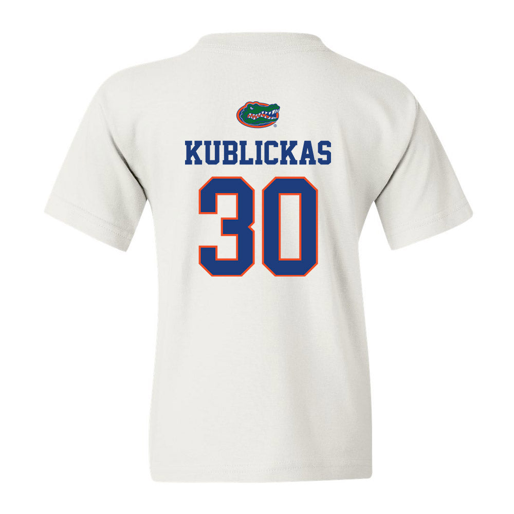 Florida - NCAA Men's Basketball : Kajus Kublickas - Youth T-Shirt