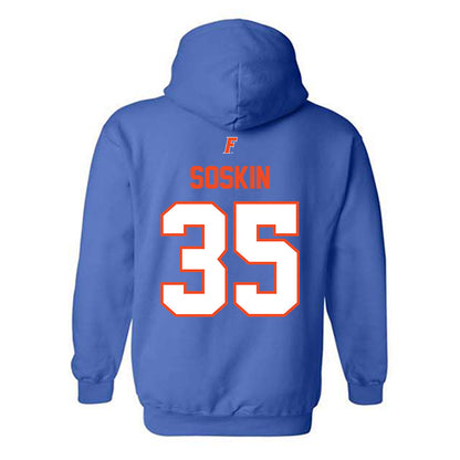Florida - NCAA Women's Lacrosse : Maya Soskin - Fashion Shersey Hooded Sweatshirt-1