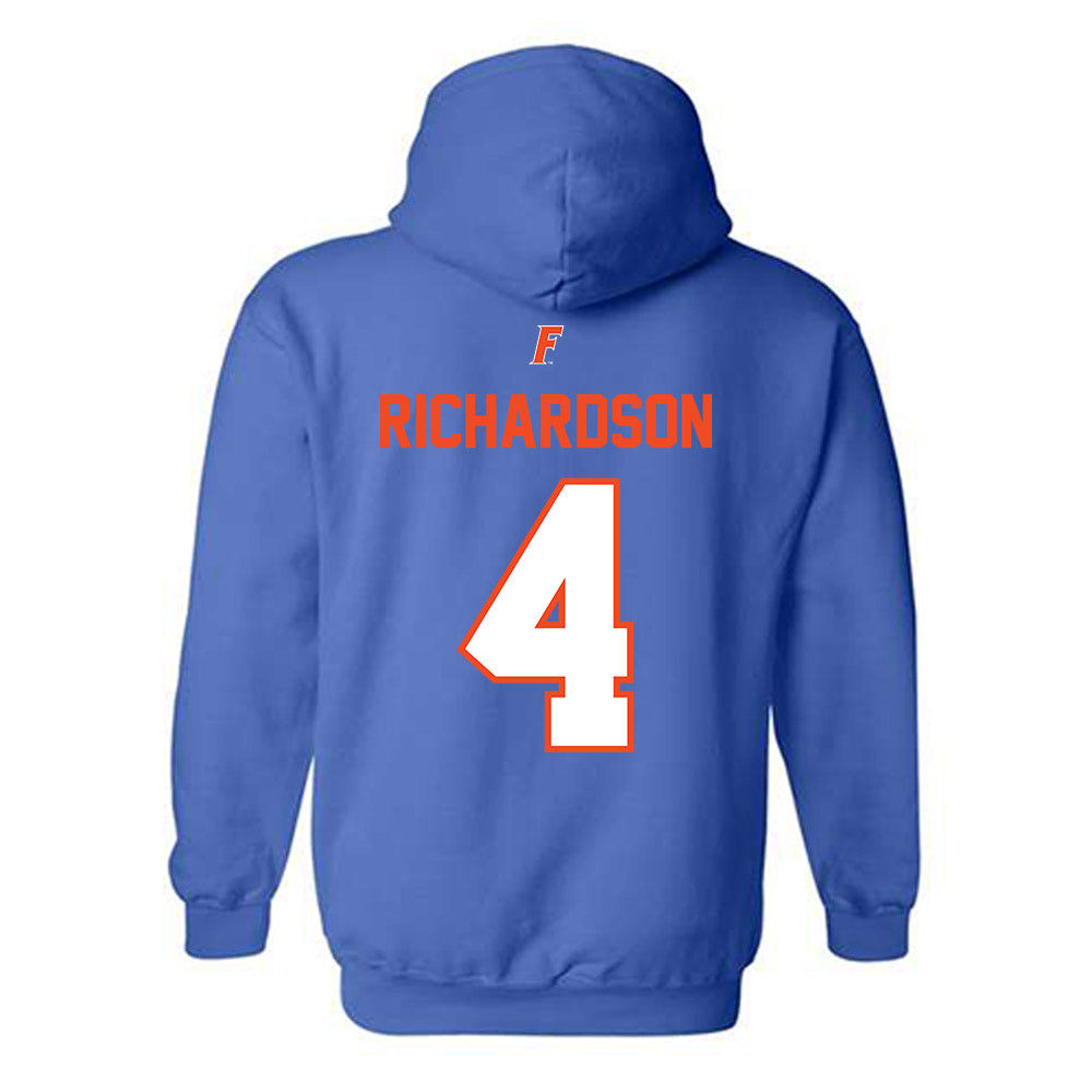 Florida - NCAA Women's Lacrosse : Kennedy Richardson - Fashion Shersey Hooded Sweatshirt-1
