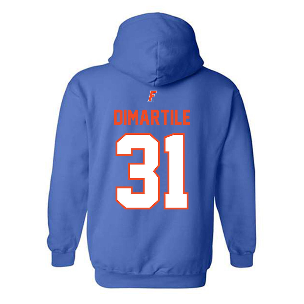 Florida - NCAA Women's Lacrosse : Anna DiMartile - Fashion Shersey Hooded Sweatshirt-1