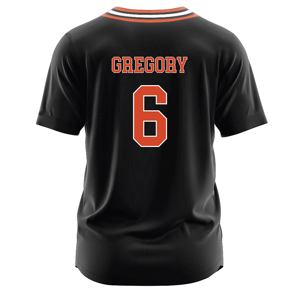 Campbell - NCAA Softball : Megan Gregory - Black Jersey