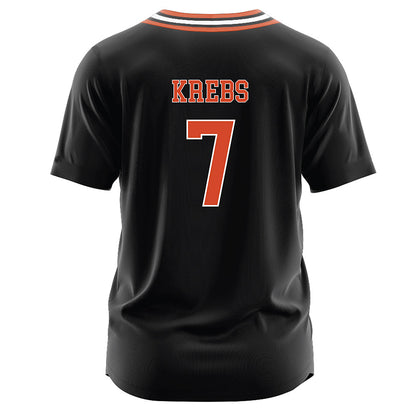 Campbell - NCAA Softball : Haley Krebs - Black Jersey-1