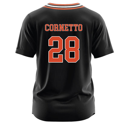 Campbell - NCAA Softball : Hannah Cornetto - Black Jersey-1