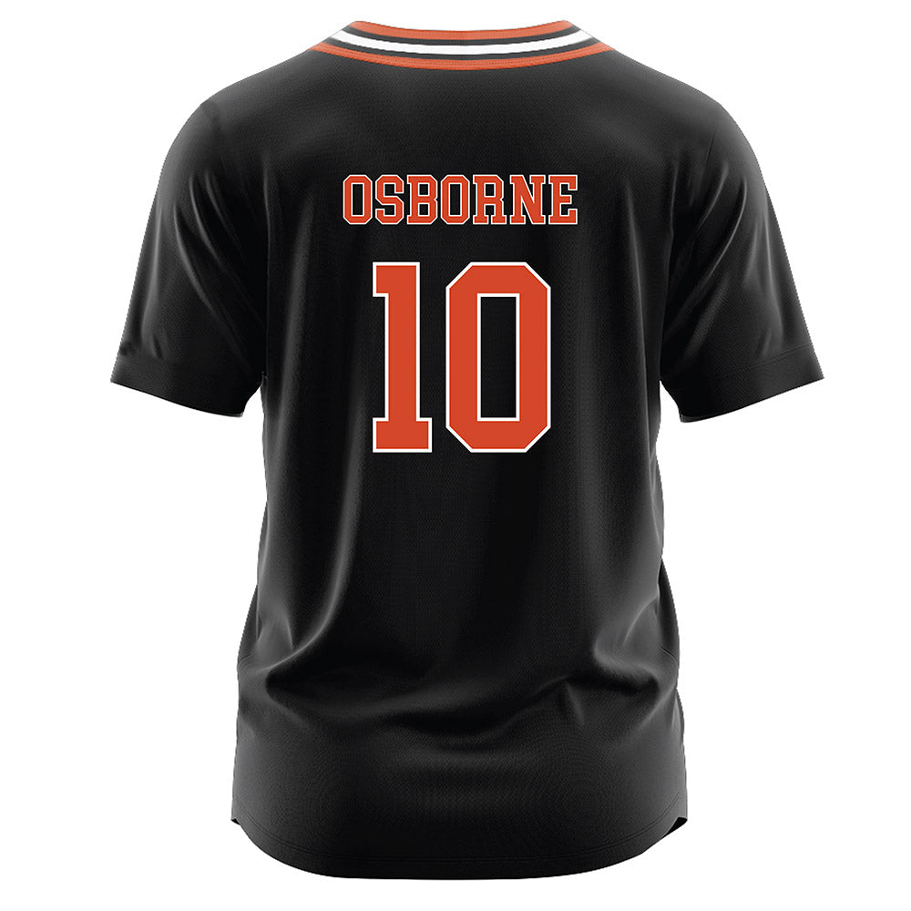 Campbell - NCAA Softball : Ella Osborne - Black Jersey-1