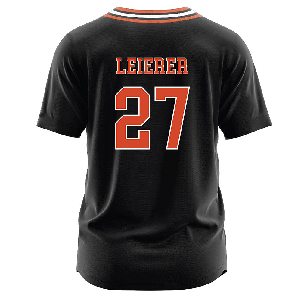 Campbell - NCAA Softball : Hannah Leierer - Black Jersey-1