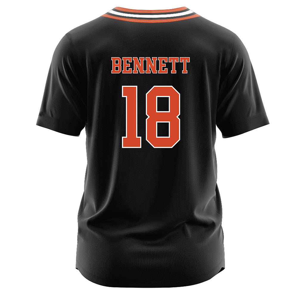 Campbell - NCAA Softball : Ryleigh Bennett - Black Jersey-1